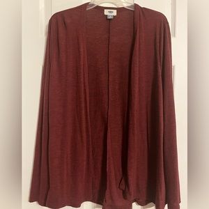 XL Red Cardigan - Lightweight!